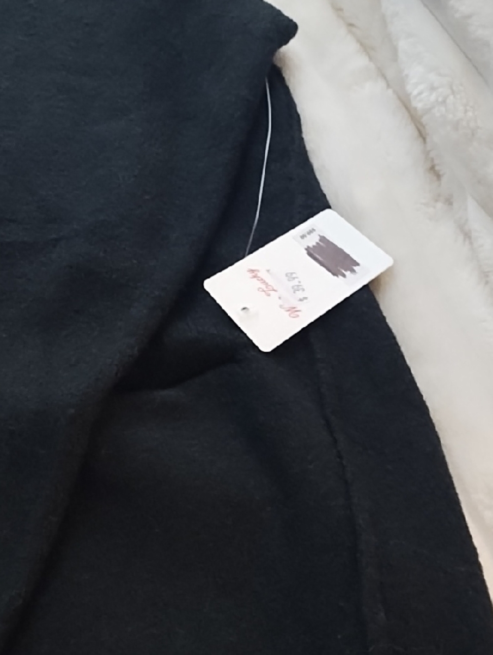 Classic Black V-Neck Women's Cardigan Sweater -Lucky Brand - Picture 3 of 5